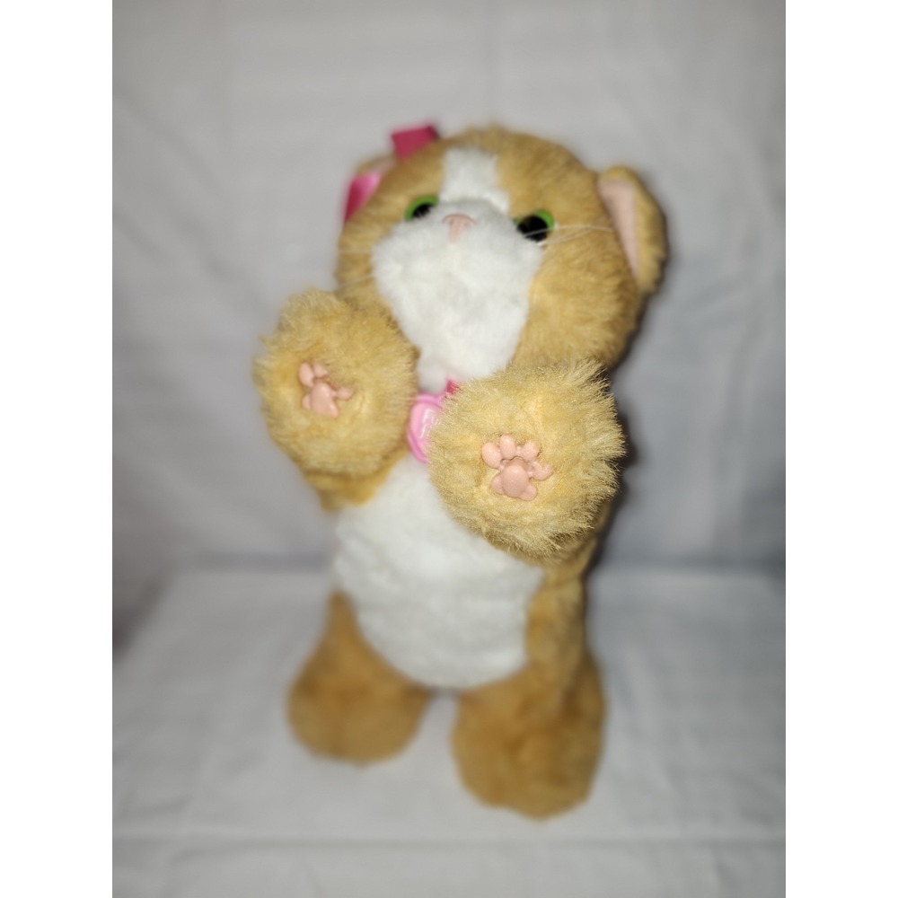FurReal Friends Daisy Play With Me Orange Cat Plush Interactive Toy Hasbro WORKS